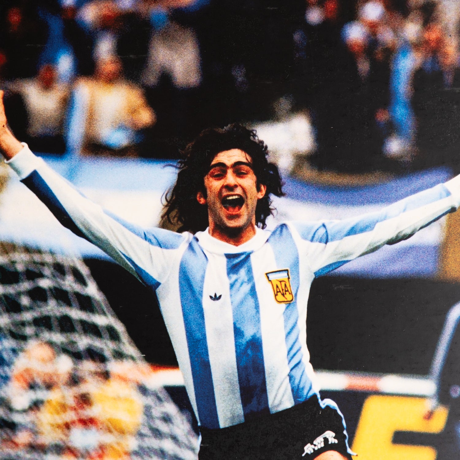 Foto Firmada - Mario Kempes Argentina